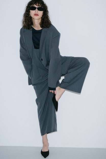 Single-breasted tailored jacket