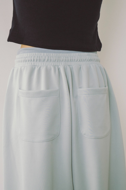 W waist jersey pants