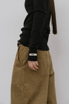 Eyelet long sleeve TEE