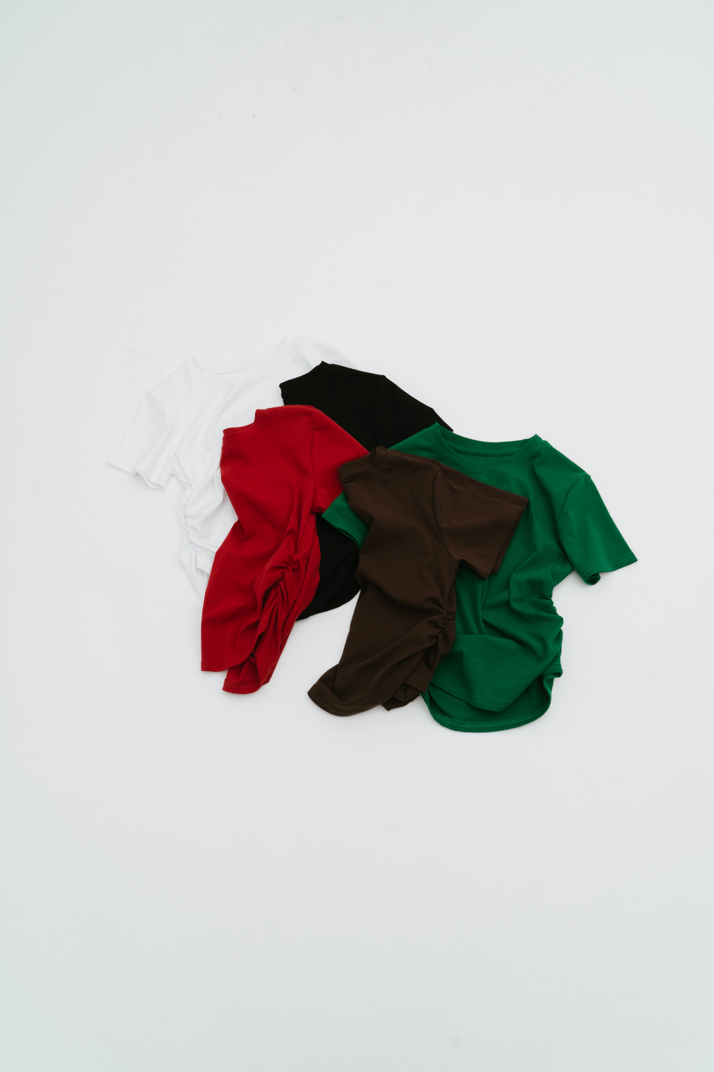 Side gather compact TEE