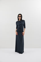Draped design dress