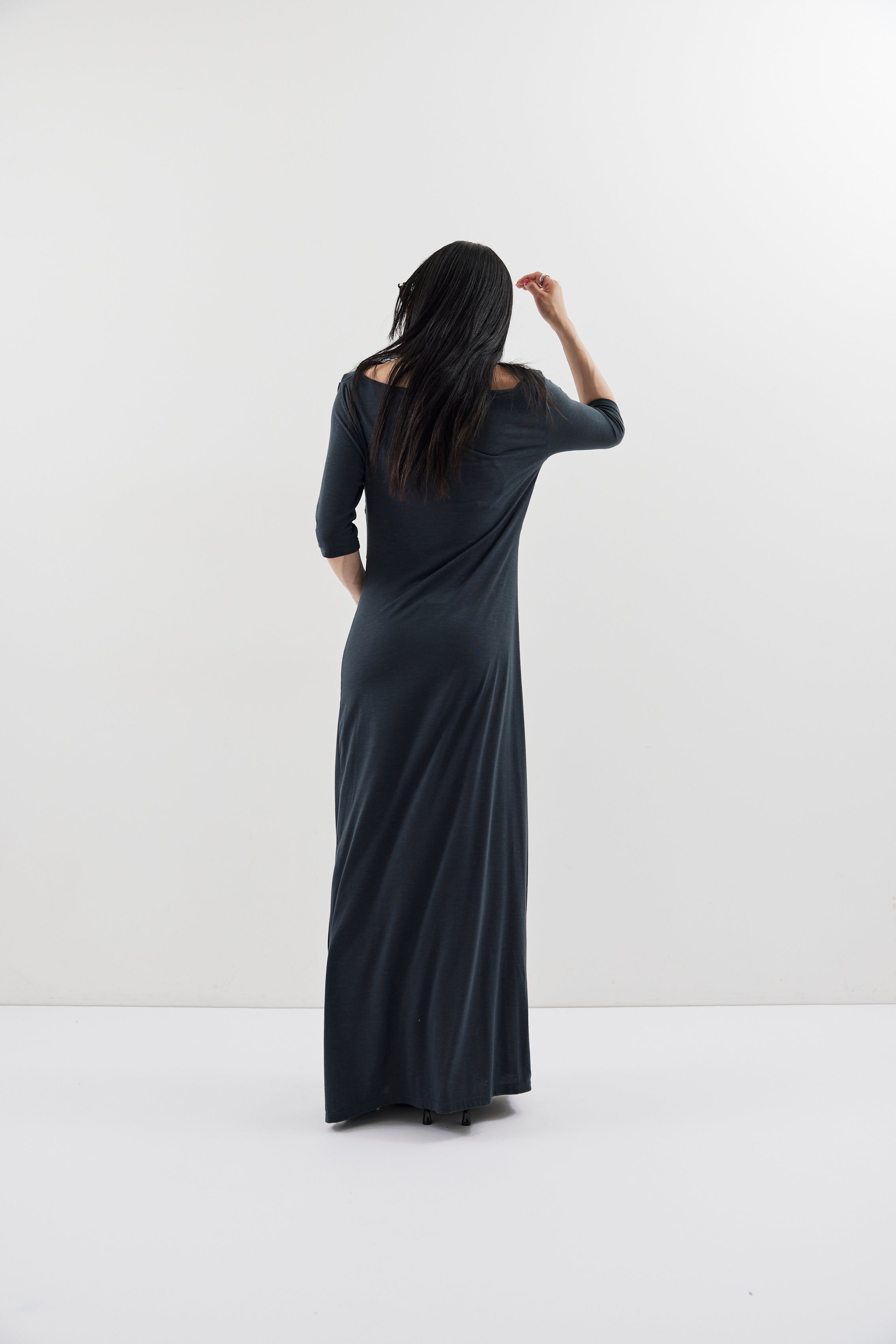 Draped design dress
