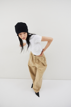 Side gather compact TEE