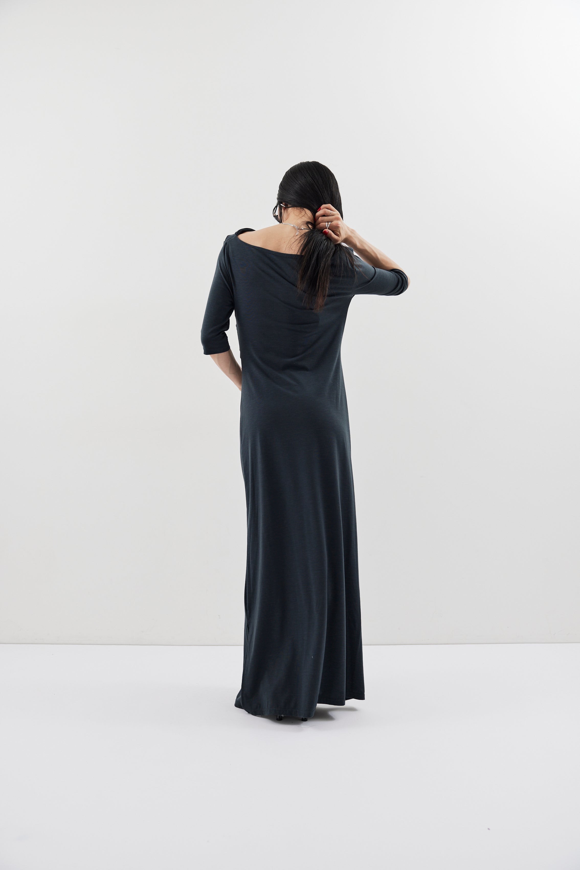 Draped design dress