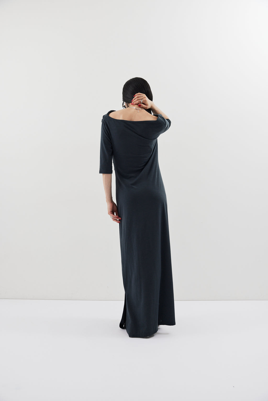 Draped design dress