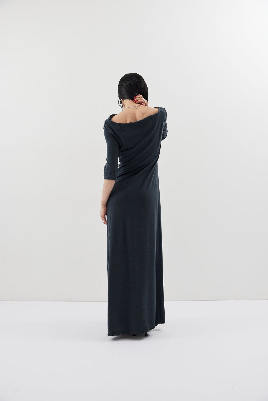 Draped design dress