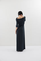Draped design dress
