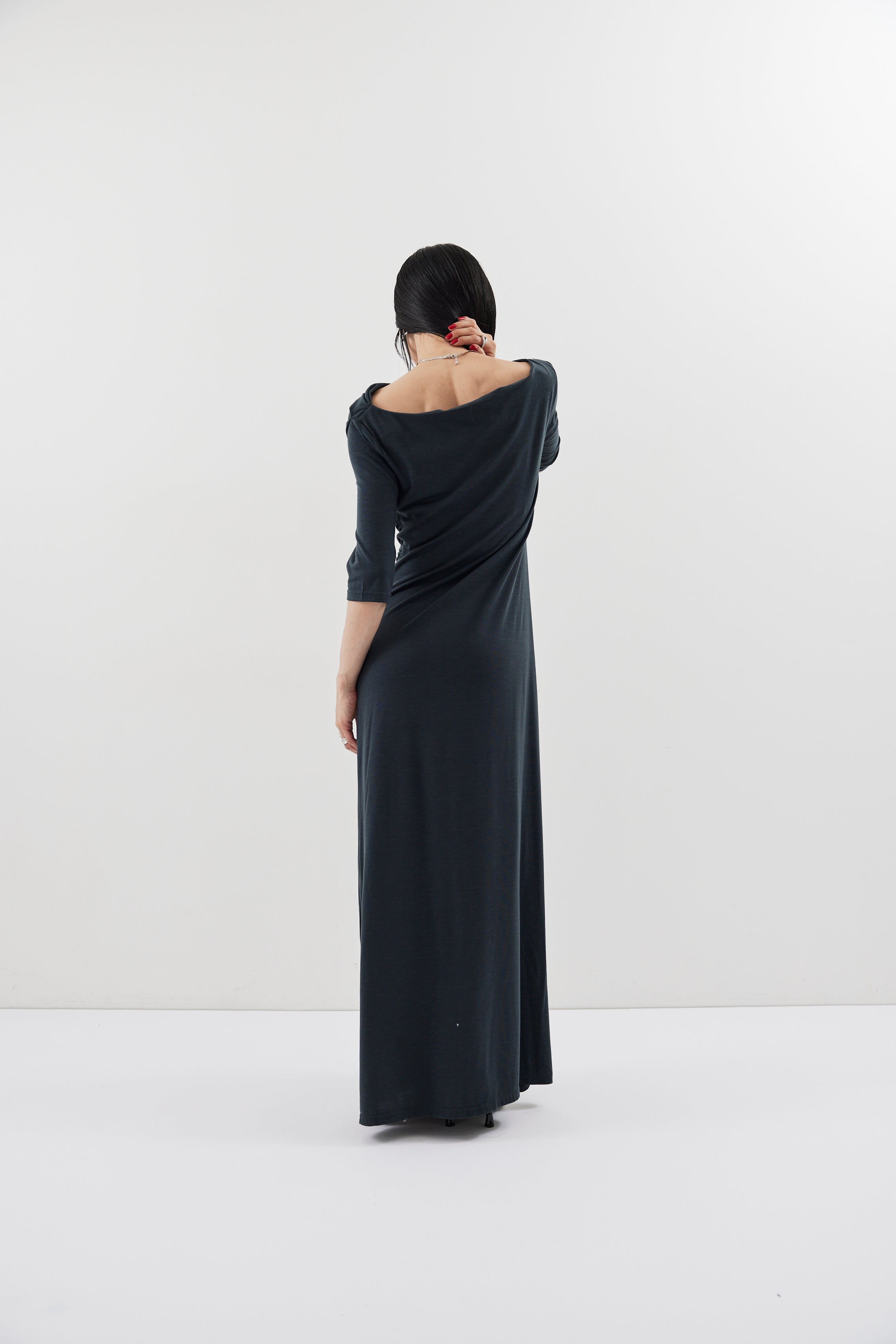Draped design dress