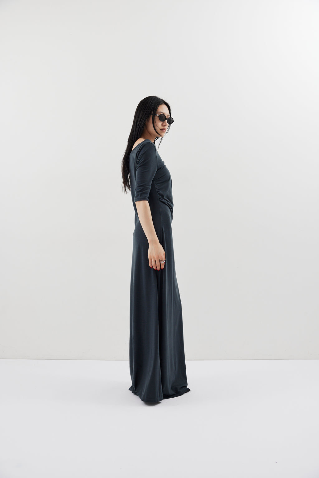 Draped design dress