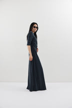 Draped design dress