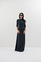 Draped design dress
