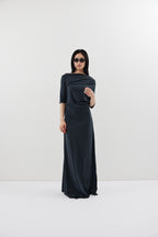 Draped design dress