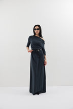 Draped design dress
