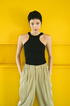 American sleeve rib tank top