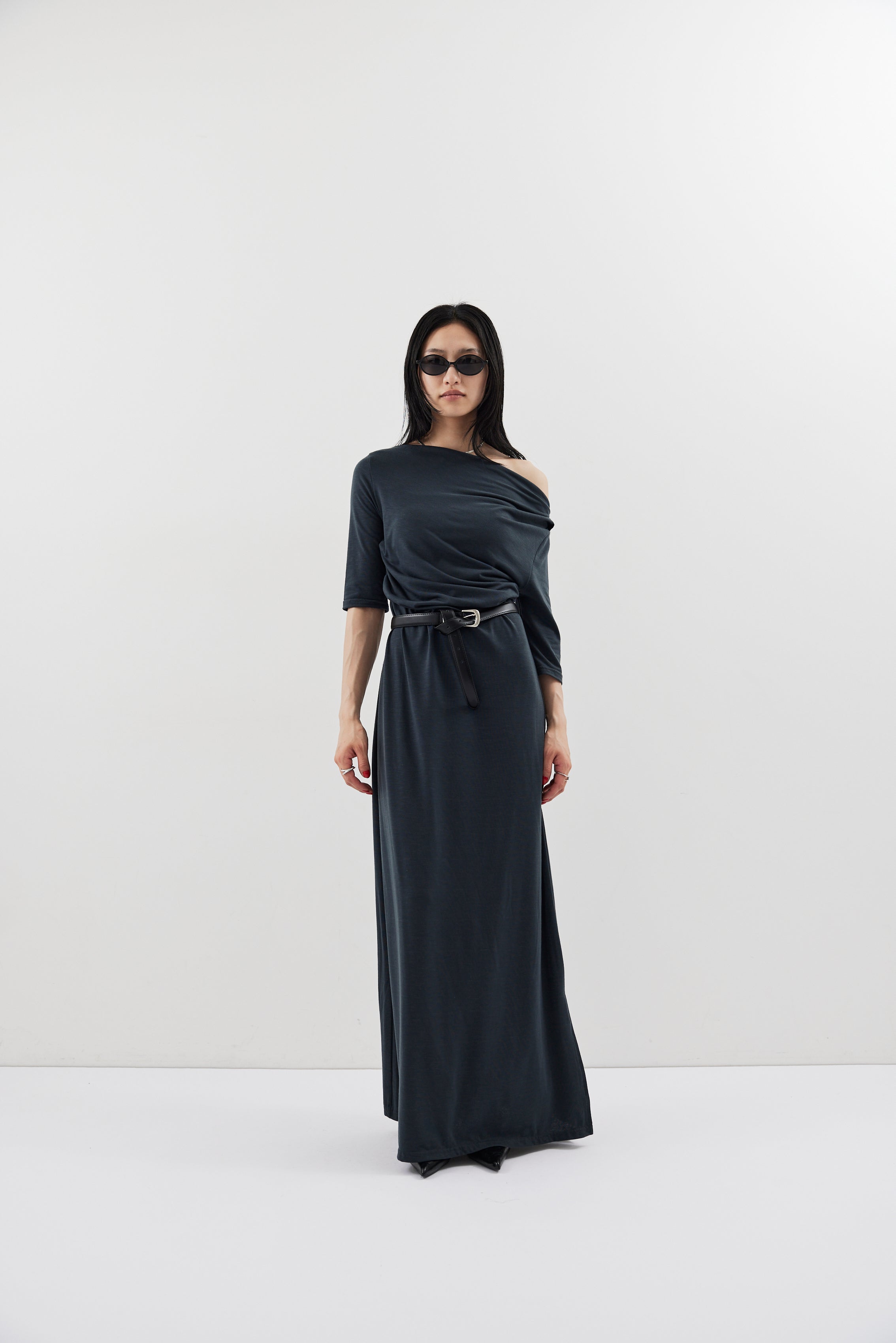Draped design dress