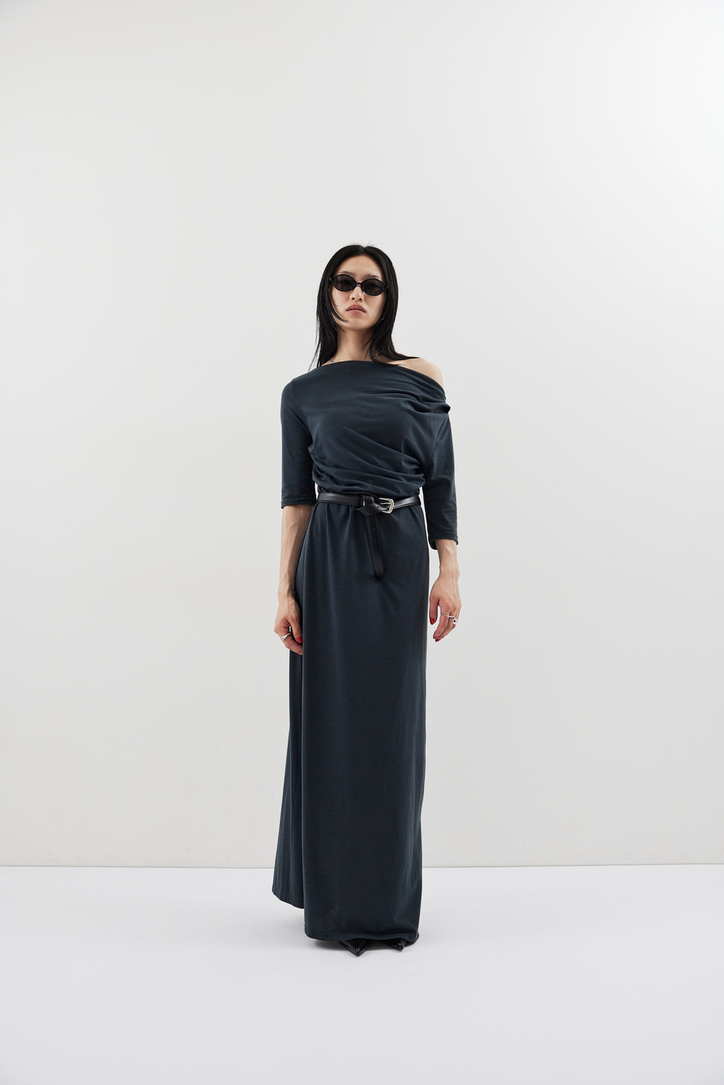 Draped design dress
