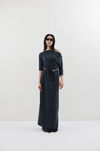 Draped design dress