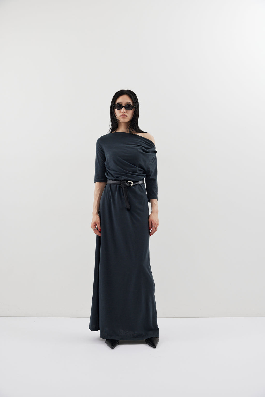 Draped design dress