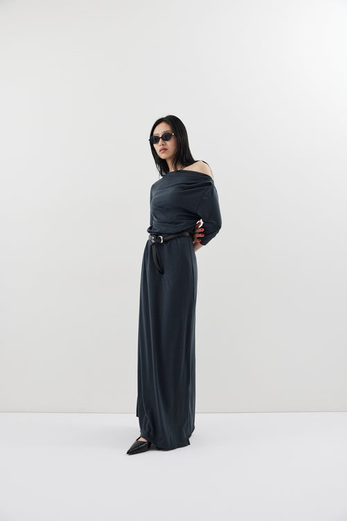Draped design dress