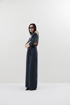 Draped design dress