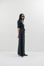 Draped design dress