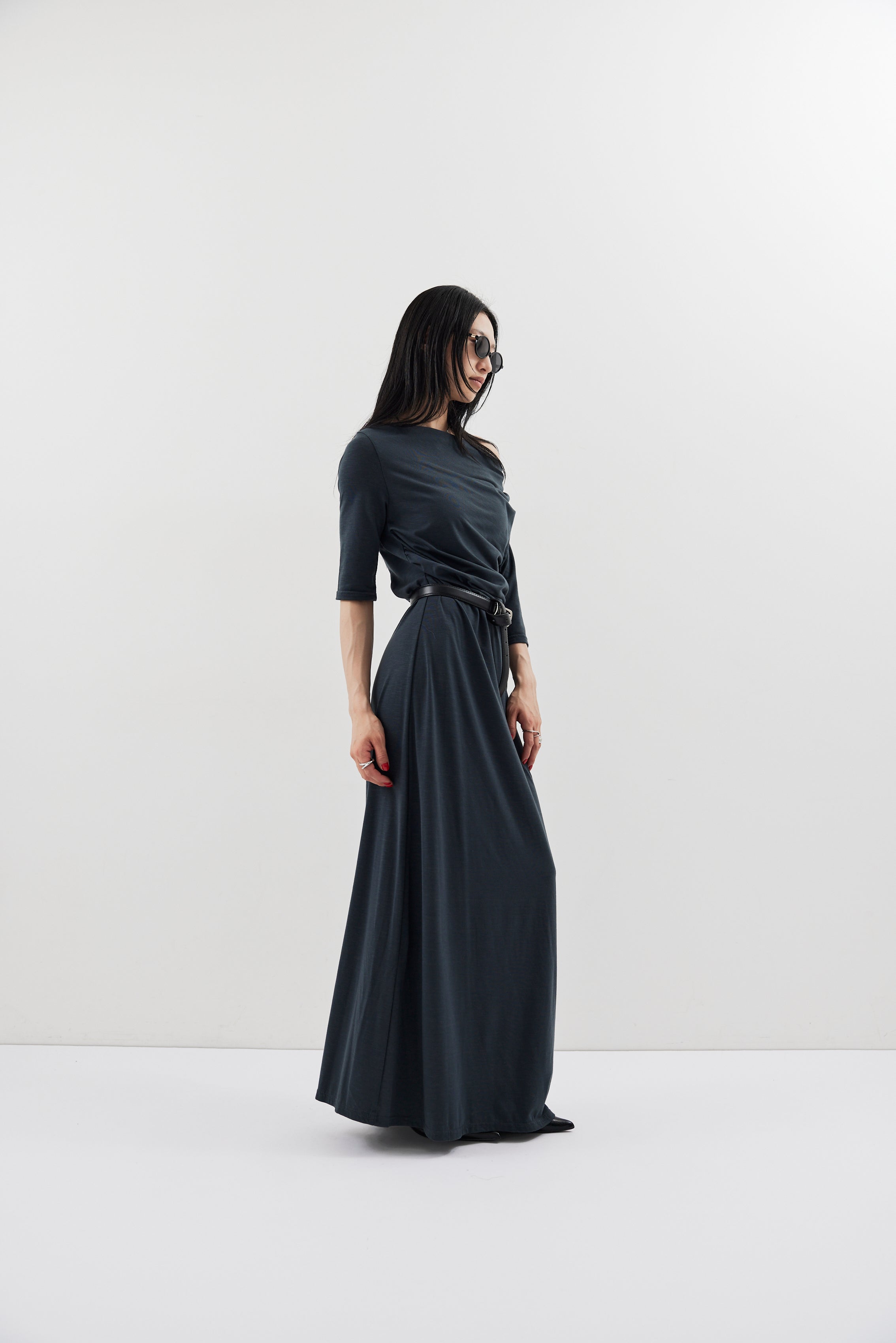Draped design dress