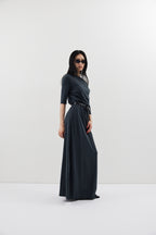 Draped design dress