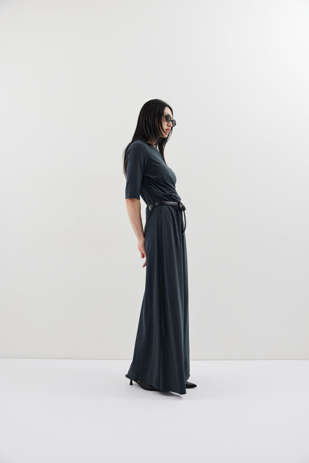 Draped design dress