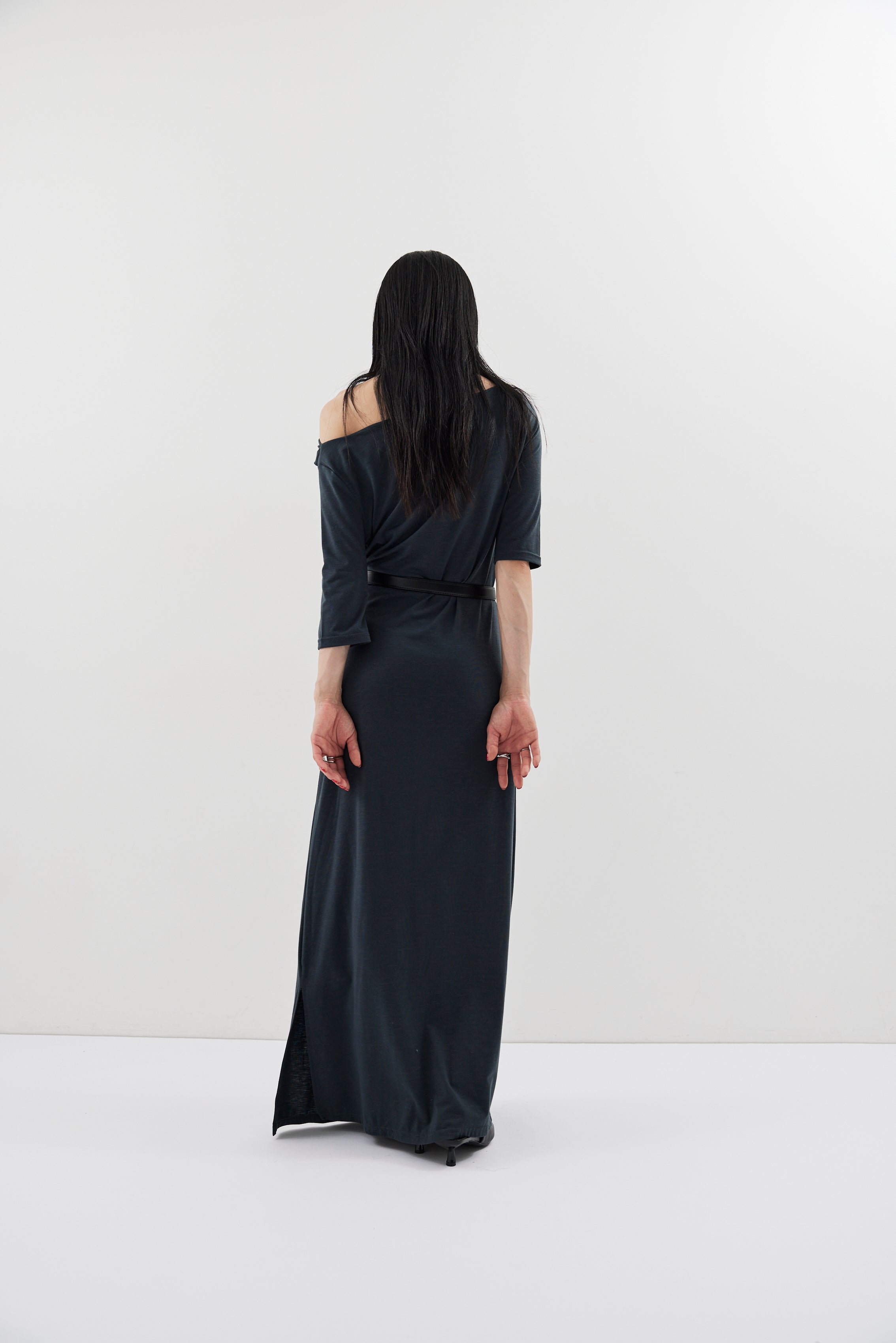 Draped design dress