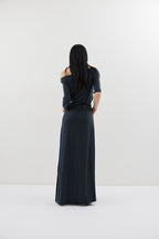Draped design dress