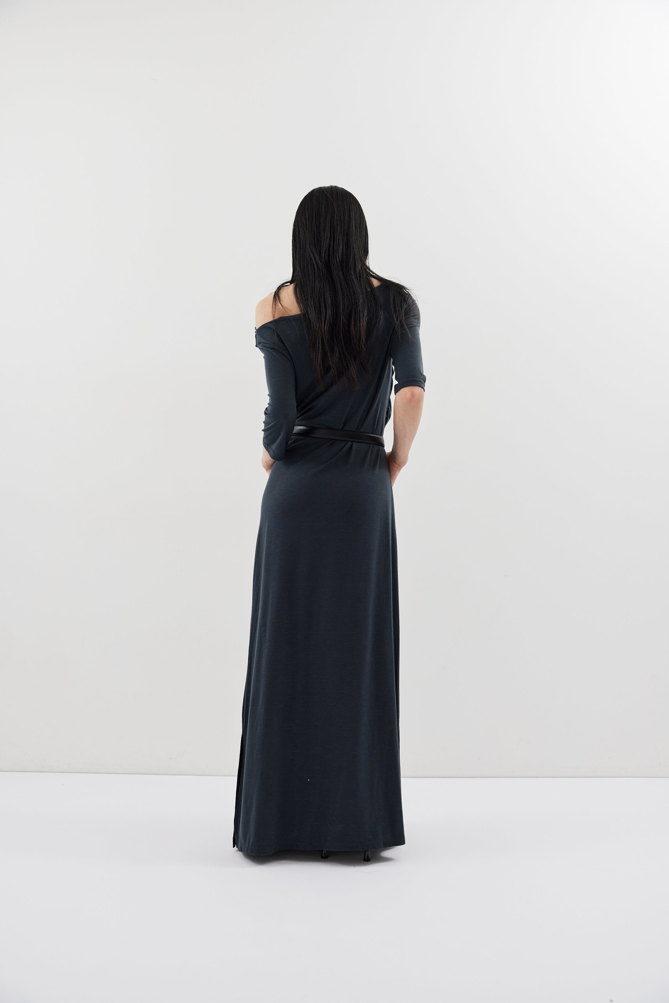 Draped design dress