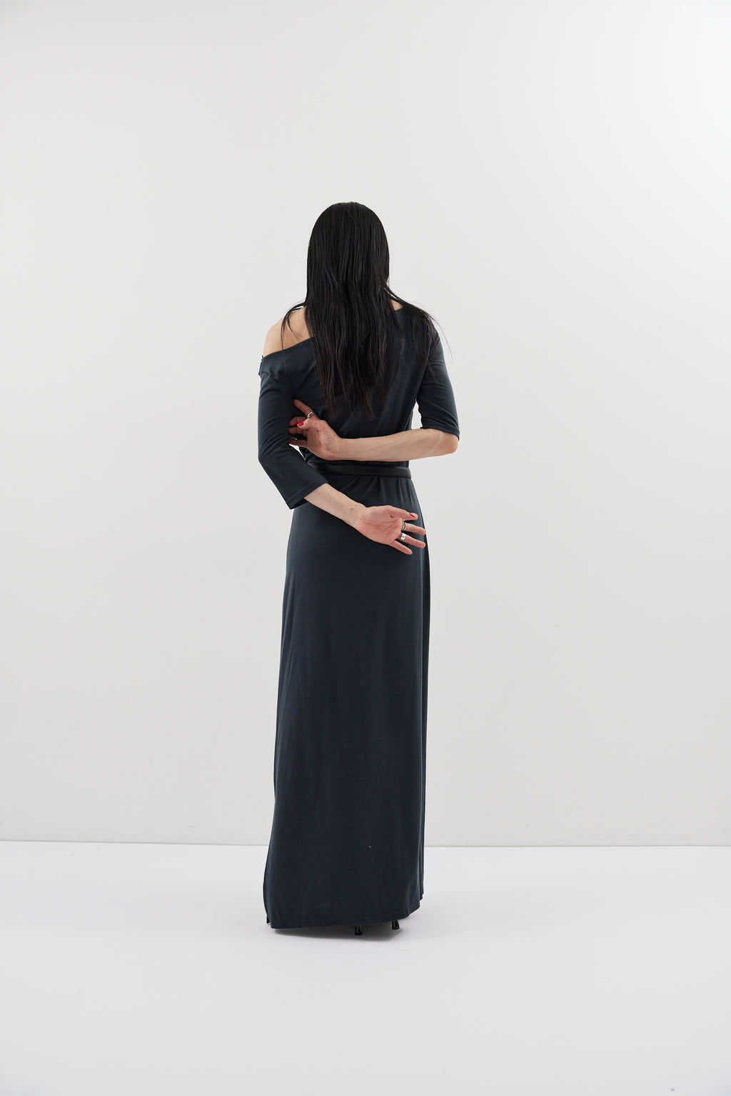 Draped design dress