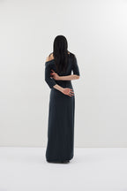 Draped design dress