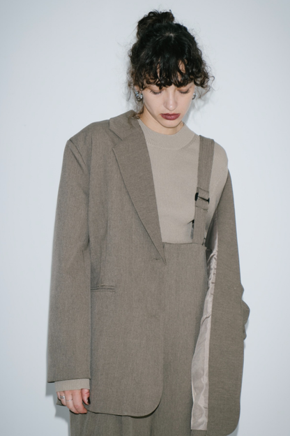 Single-breasted tailored jacket