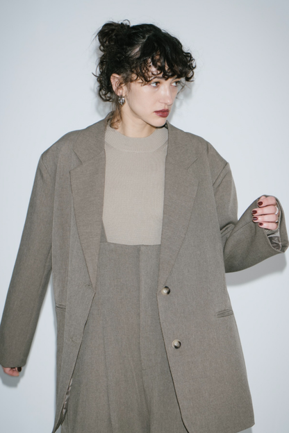 Single-breasted tailored jacket