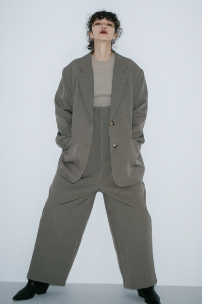 Single-breasted tailored jacket