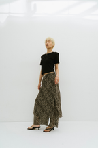 Sheer layered pants