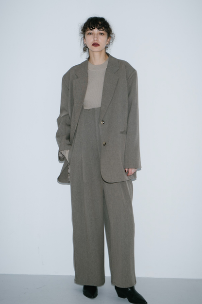 Single-breasted tailored jacket