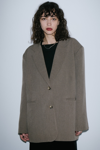 Single-breasted tailored jacket