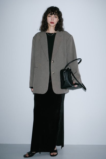 Single-breasted tailored jacket