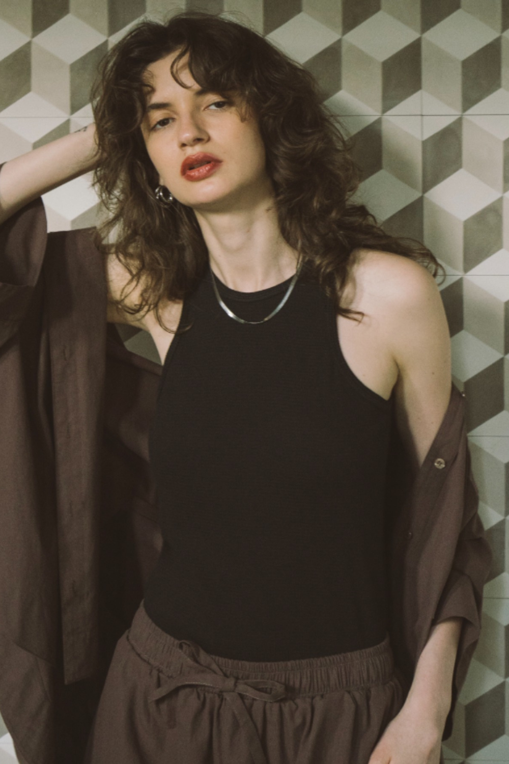 Thermal cup-in tank top