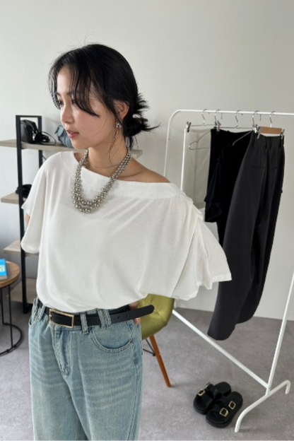 Bustier set one shoulder TEE