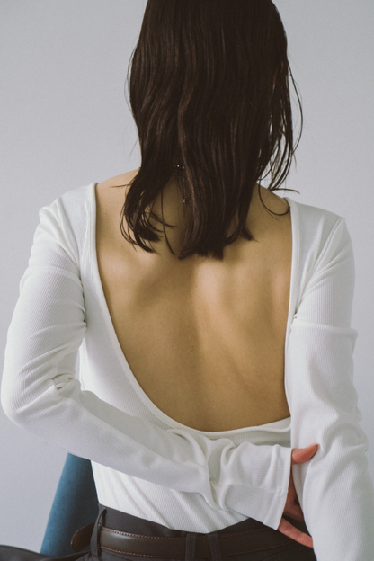 Open back bodysuit