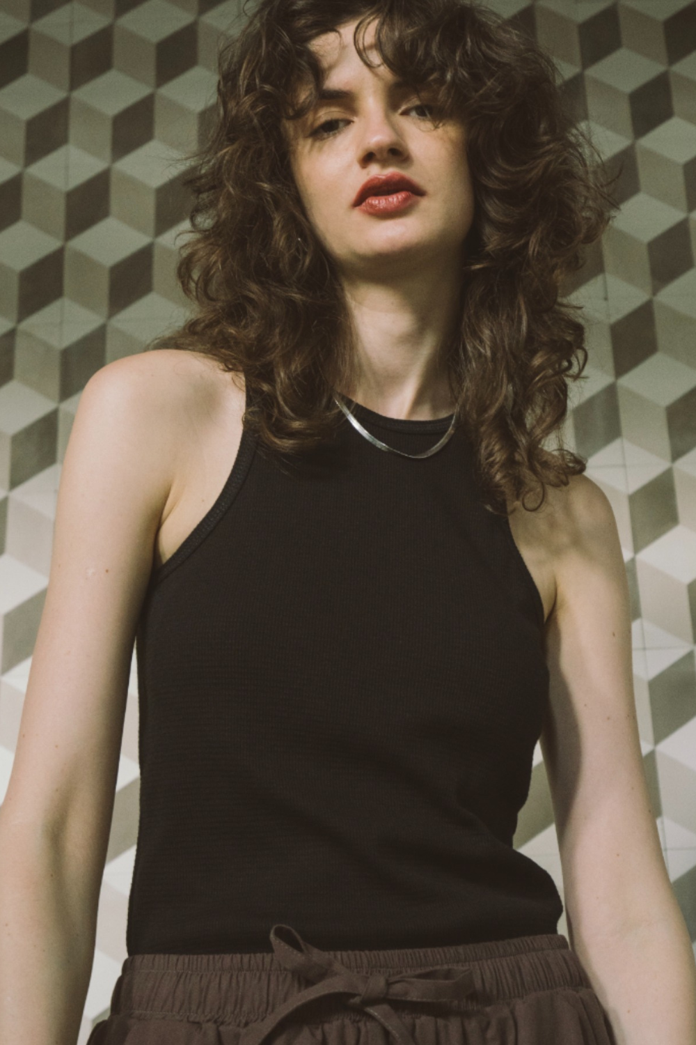 Thermal cup-in tank top