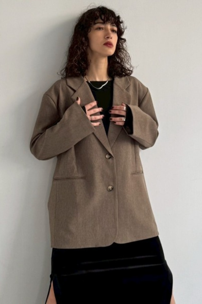 Single-breasted tailored jacket