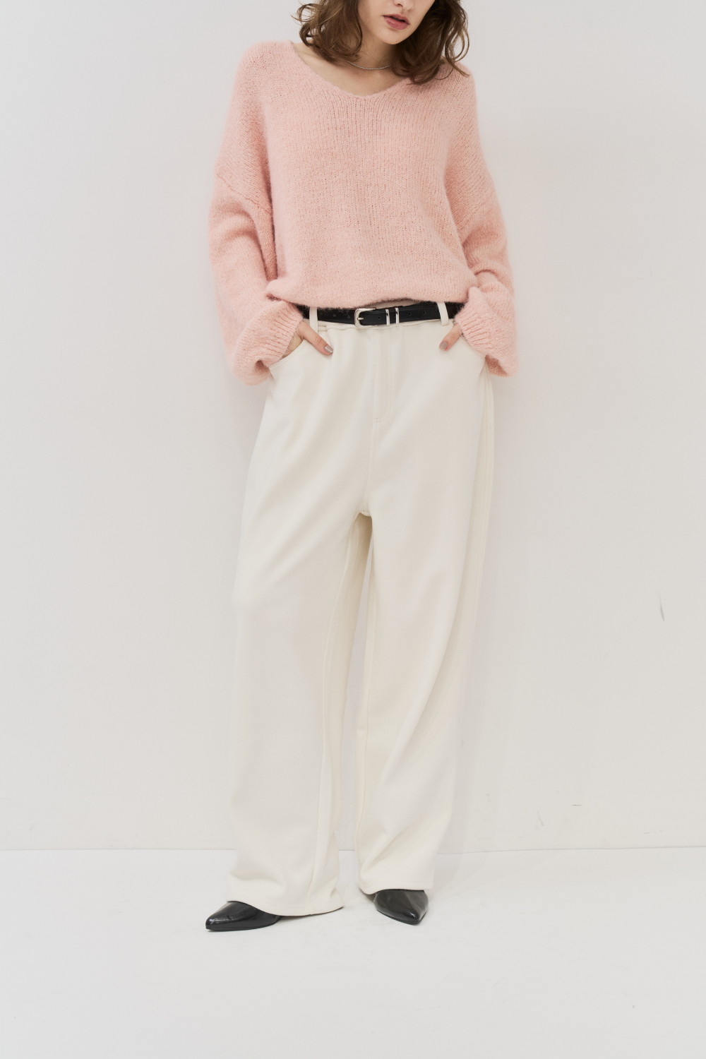 Brushed jersey pants