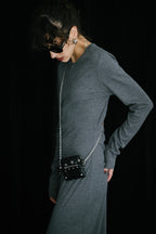 Stud chain pouch