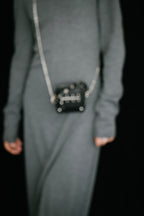 Stud chain pouch