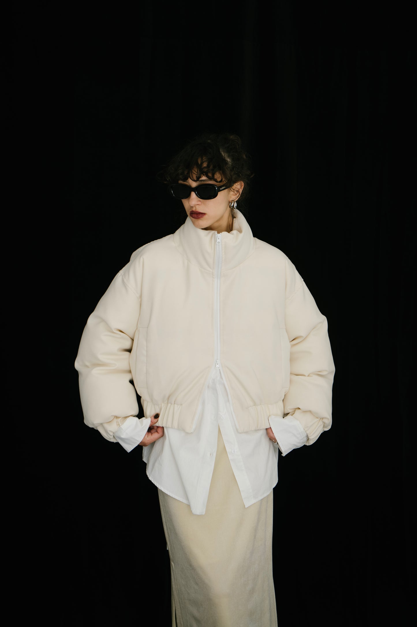 Short padding blouson