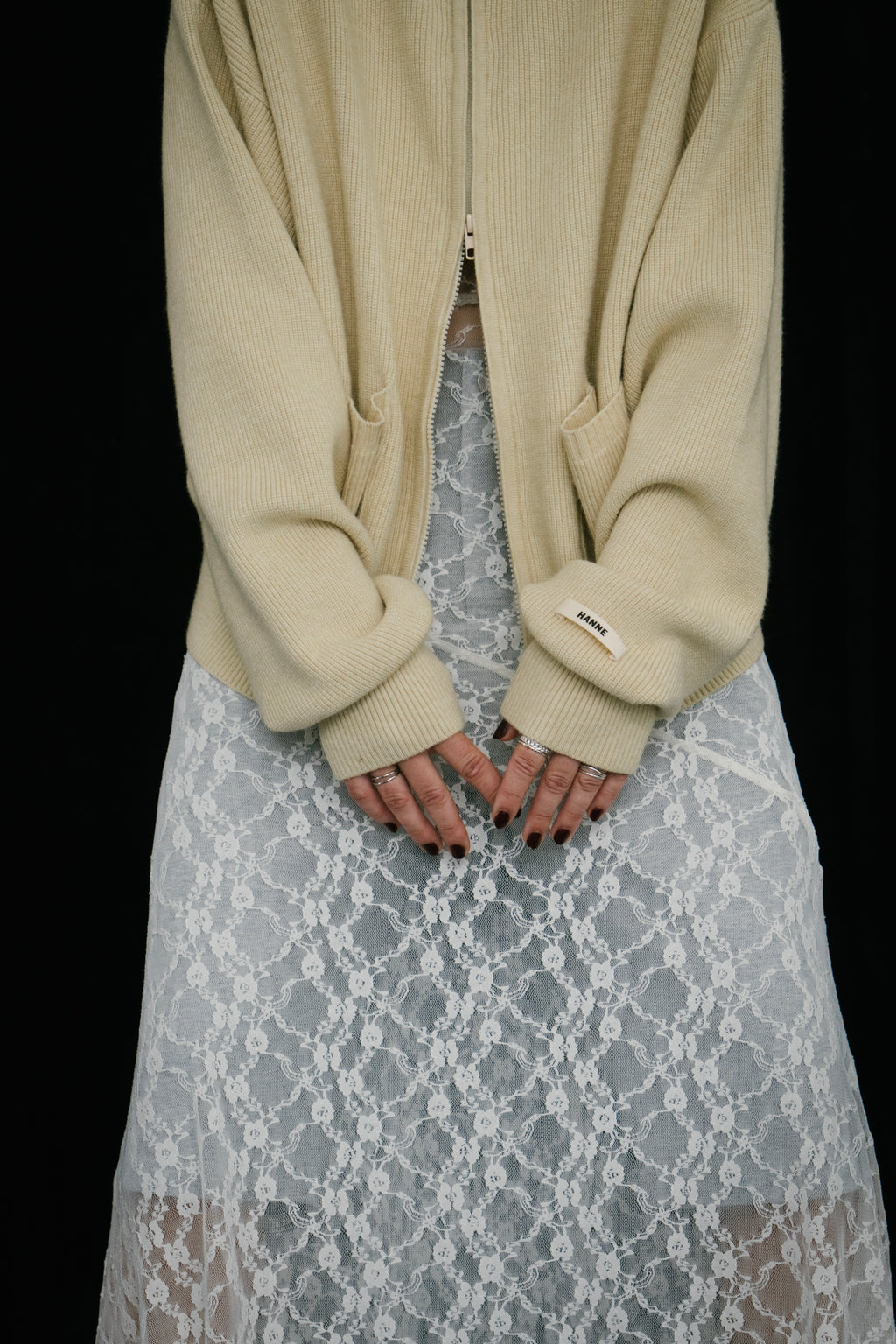 Halter neck lace dress